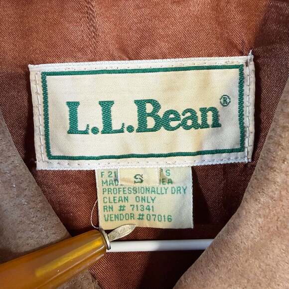 No Longer Available Vintage L.L.Bean Women's Pig Suede Leather Field Jacket - Picture 5 of 10
